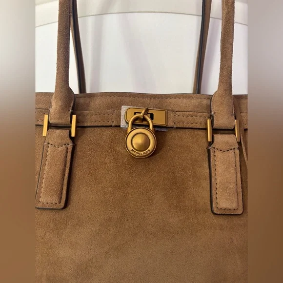 MICHAEL Michael Kors Hamilton Moderne Medium Leather East West Shoulder Tote - Picture 3 of 10